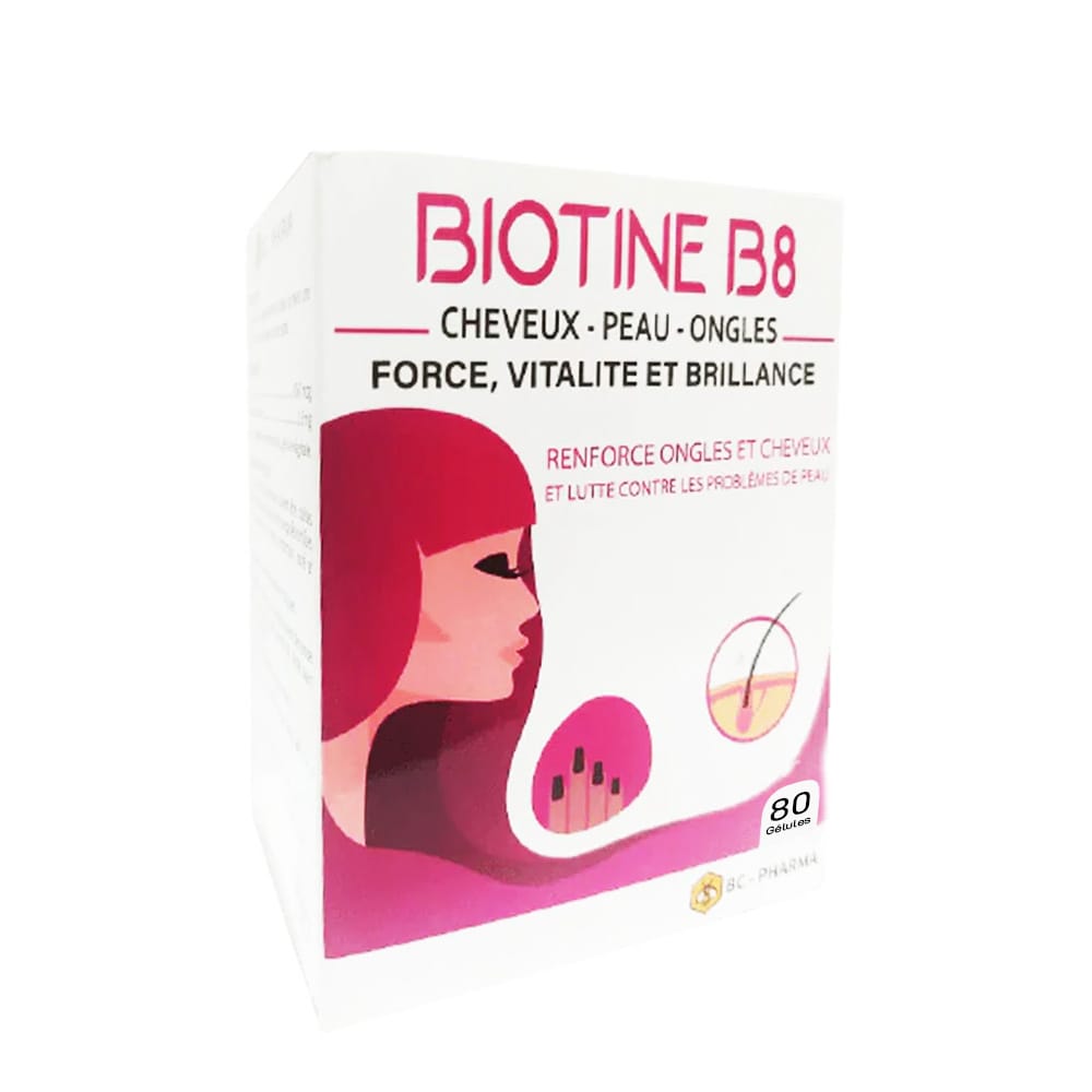 Bc-pharma Biotine B8 Renforce Ongles Et Cheveux