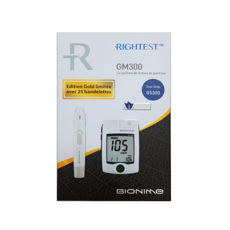 Bionime Rightest Gm300 Lecteur Glycemie+ 25 Bandelettes