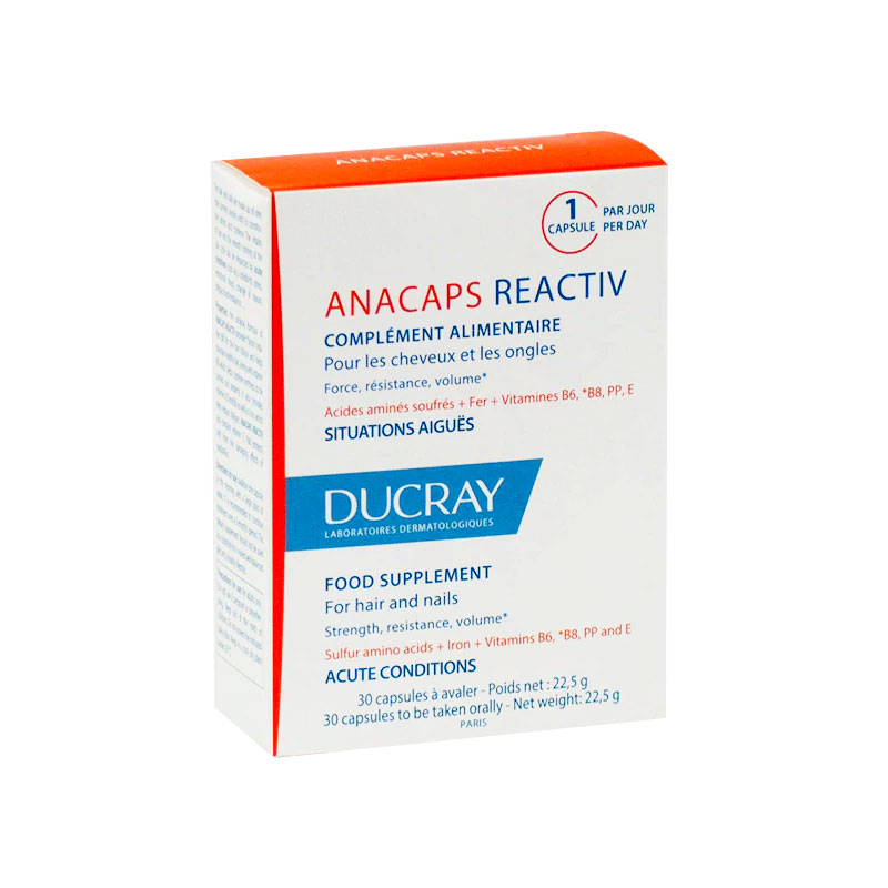 Ducray Anacaps Reactiv 30 Capsules