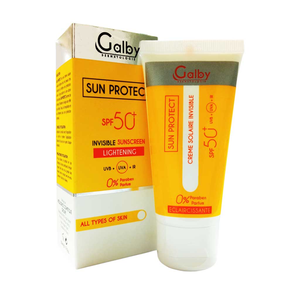 Galby Sun Protect écran Solaire Invisible Spf50+ 50ml