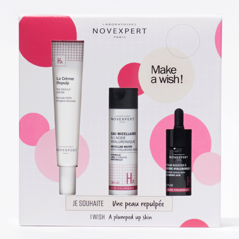 Novexpert Trio Pack Serum Booster Ah + Eau Micellaire + Creme Repulpe