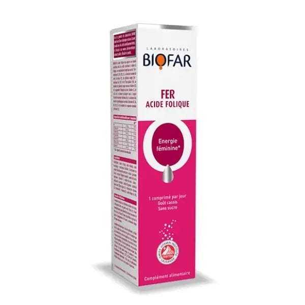 Biofar Fer Acide Folique 30 Comprimés