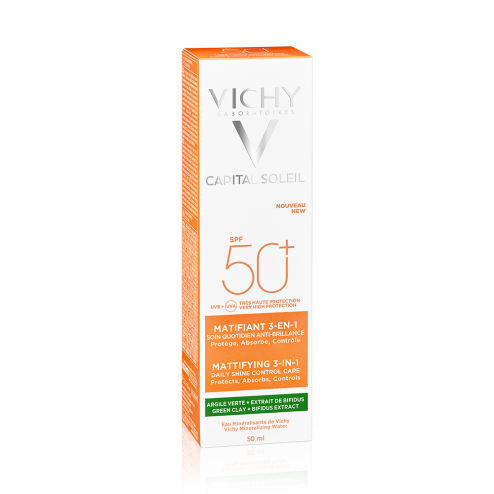 Vichy Capital Soleil Creme Matifiant 3en1 Spf 50+ 50ml – Image 2