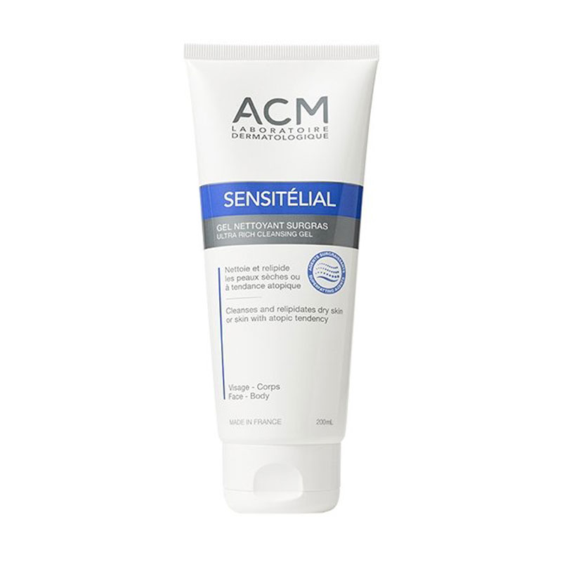 Acm Sensitélial Gel Nettoyant Surgras