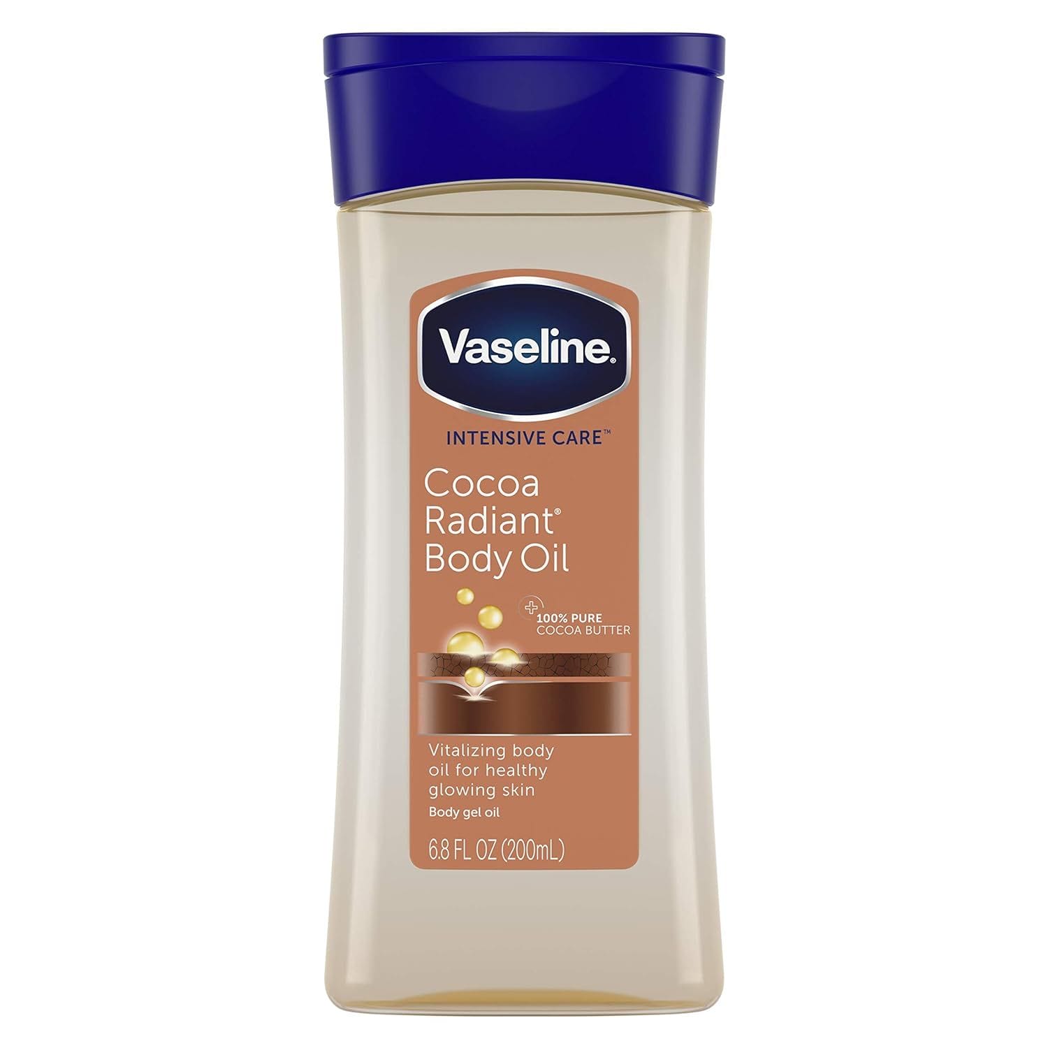 Vaseline Intensive Care Cocoa Radiant Huile Corps 200ml